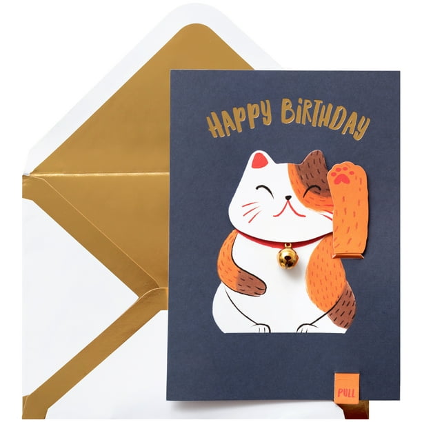 Happy Birthday Greeting Card Funny Card Cute Cards Cute Greeting cards Cards wEnvelope Card For Occasions Mouse /& Cat Card